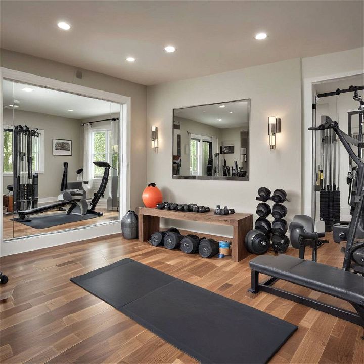 home gym man cave