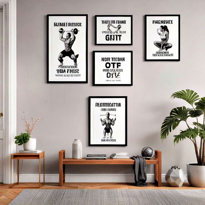 home gym motivational posters