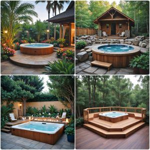 hot tub landscaping ideas
