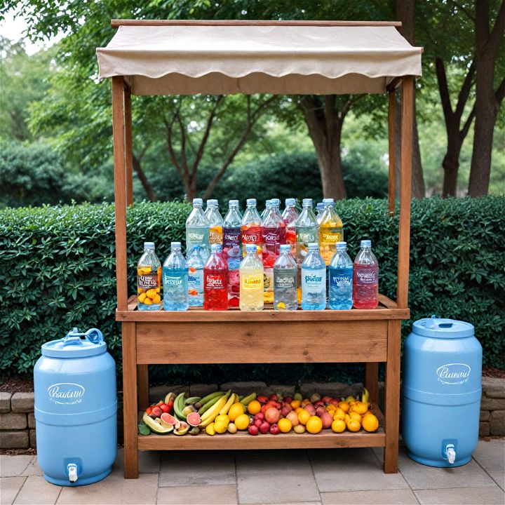 hydration station for pool party