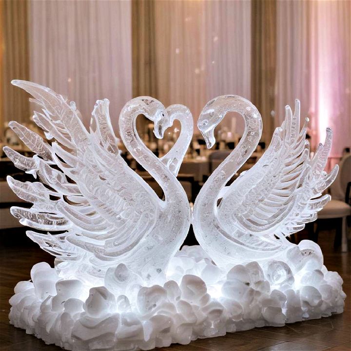 ice sculptures wedding décor