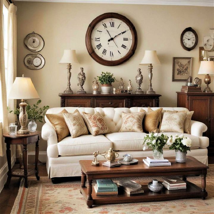 antique accessories for living room