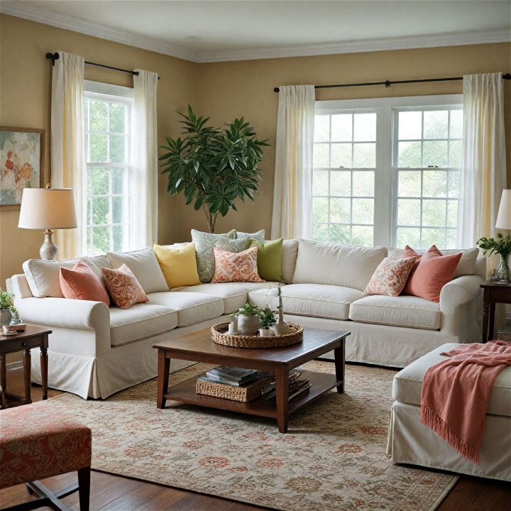 customize sectional with slipcovers