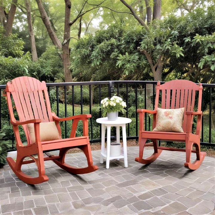 rocking chairs for outdoor seating