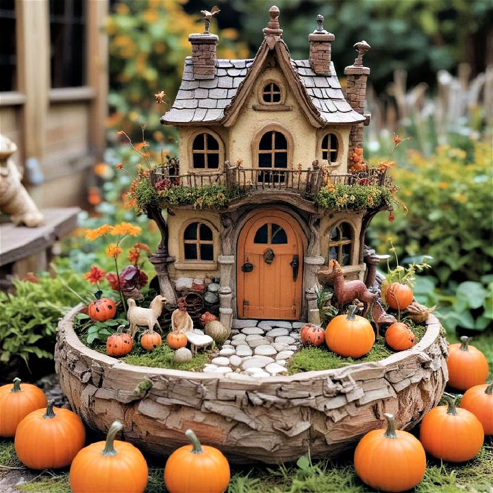 whimsical fairy garden to enchant guests