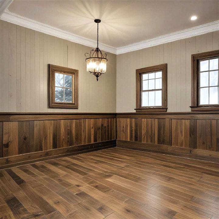 eco friendly reclaimed wood wainscoting