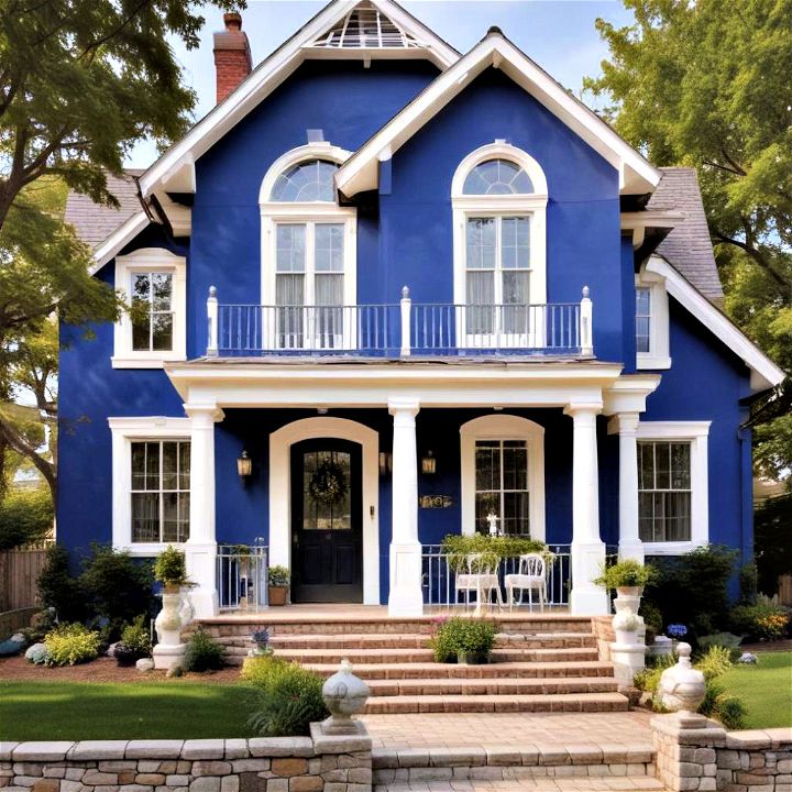 royal blue paint for traditional homes
