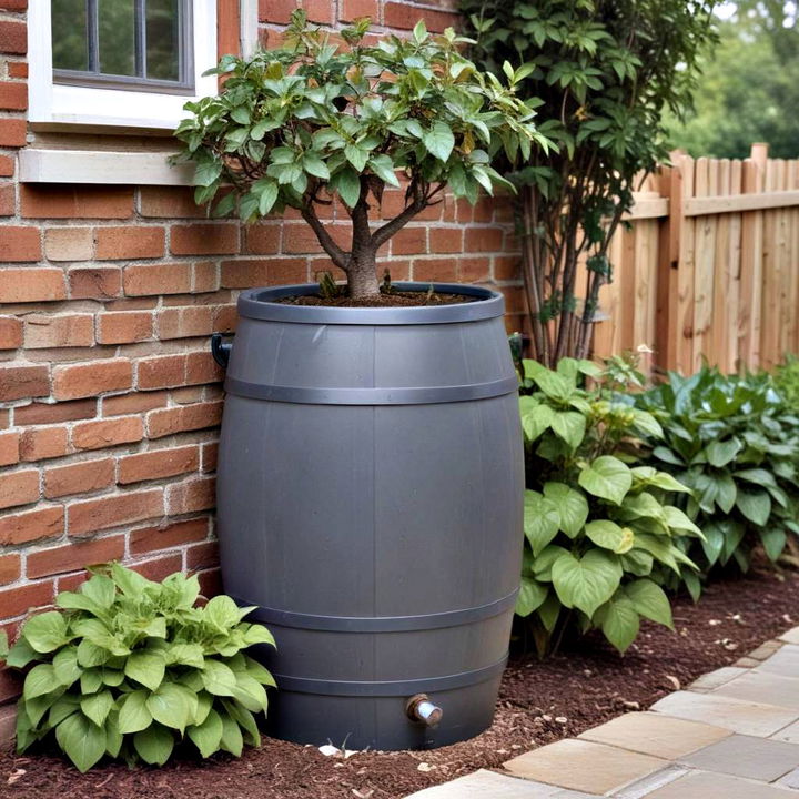 functional and attractive rain barrels