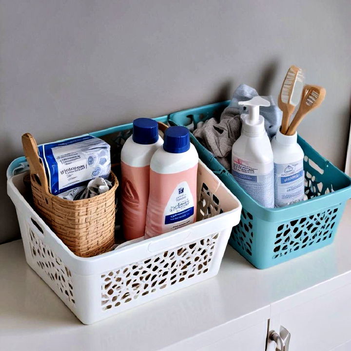 decorative baskets for detergent packets