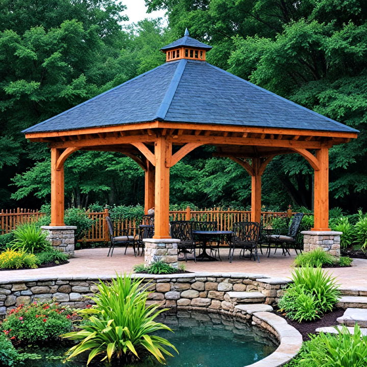 luxury garden pavilion gazebo