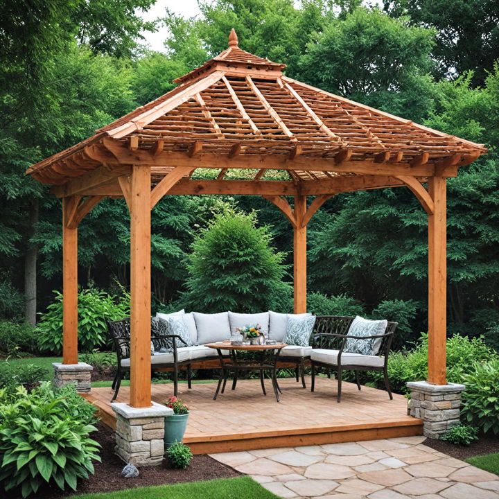 pergola style charming gazebo