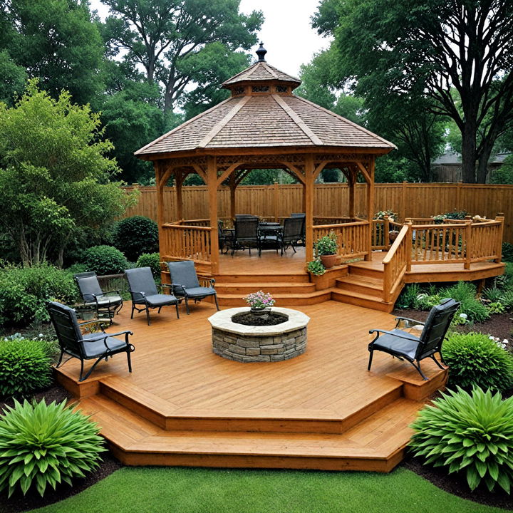 multi level gazebo to maximize space