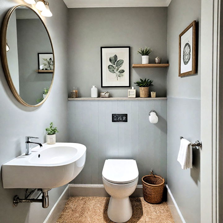 compact toilet for a small powder room