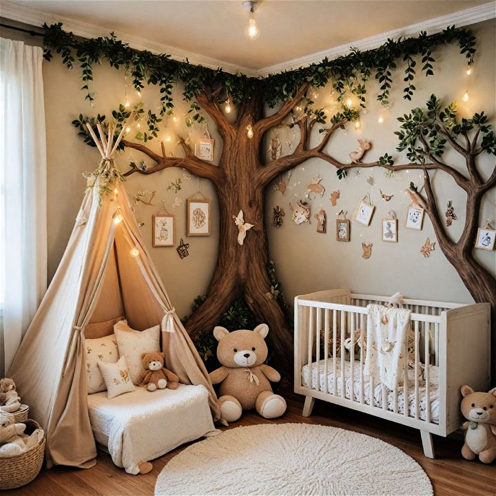 whimsical forest theme to spark imagination