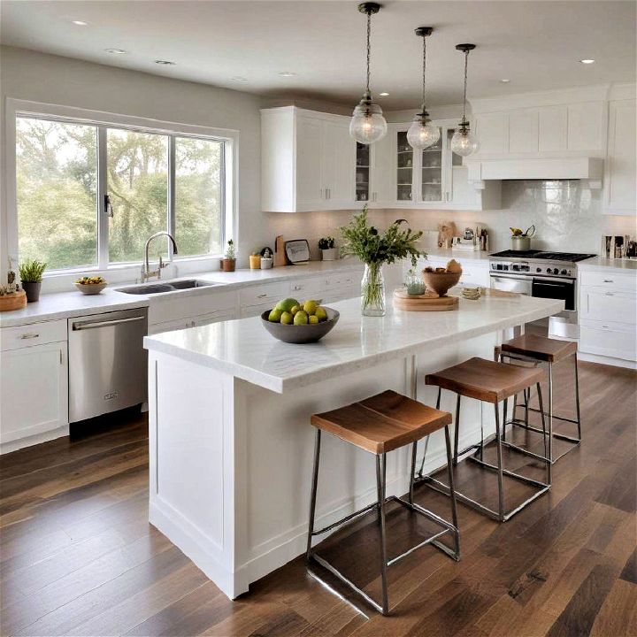 stylish minimalist kitchen islands
