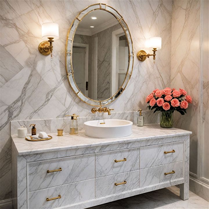 marble surfaces for an opulent look