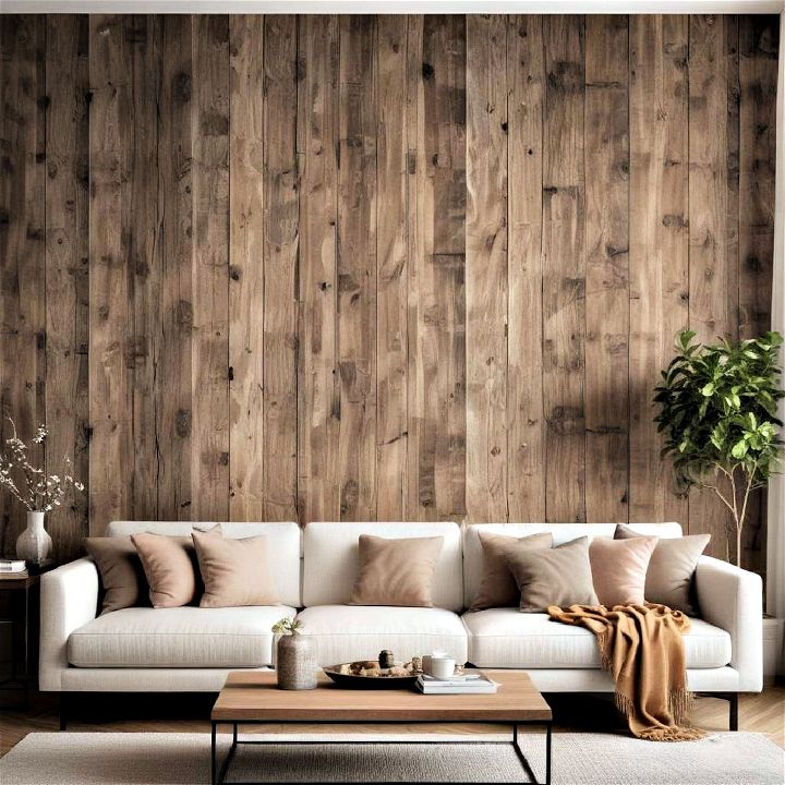 rustic wood wall