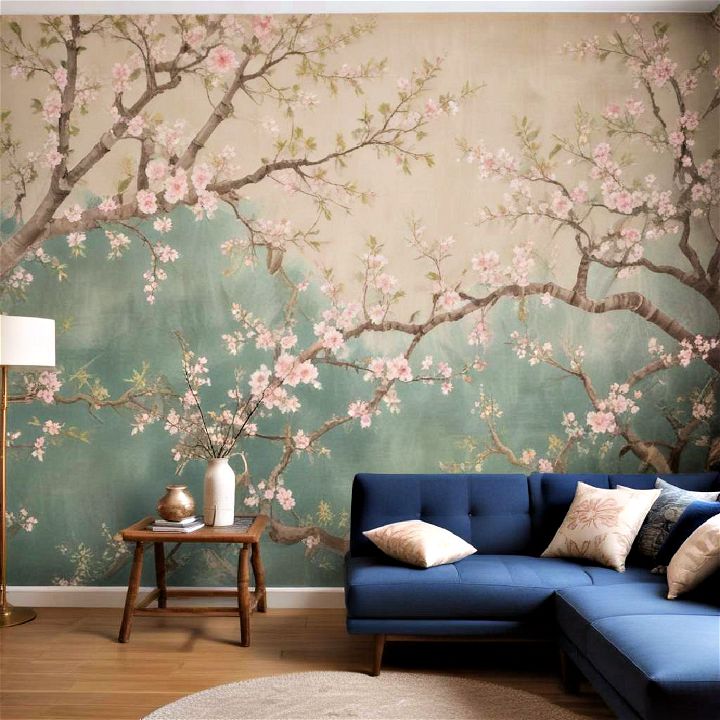 asian inspired designs wall