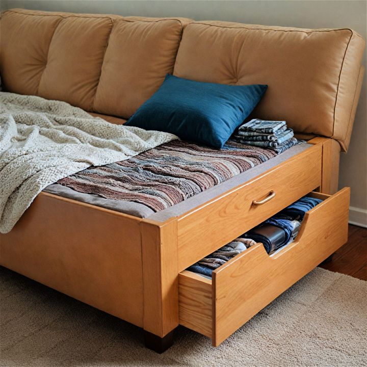 hidden storage sofa for small living space