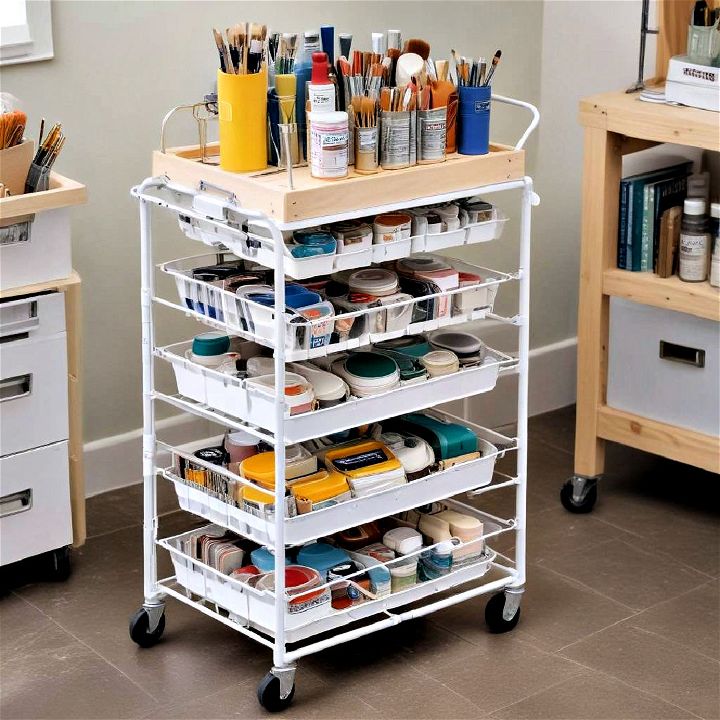 best rolling carts for storing solution
