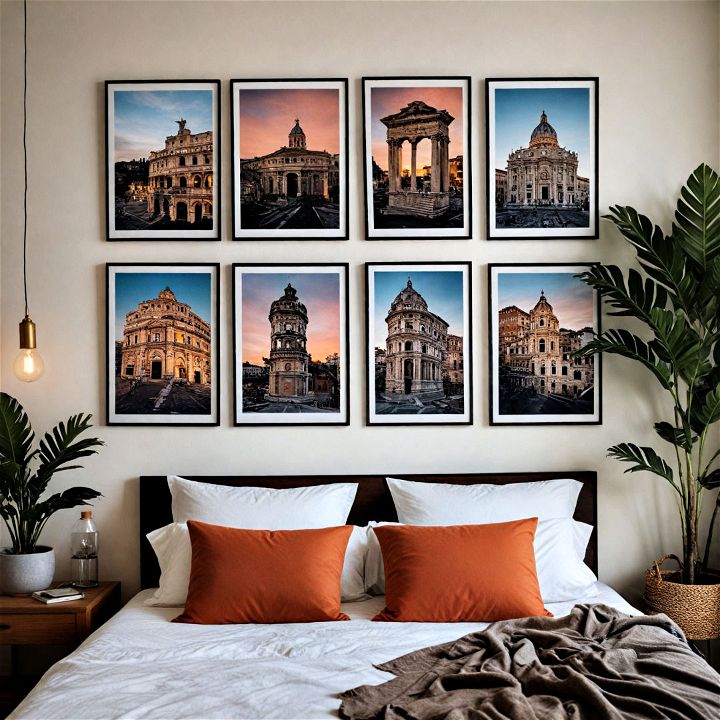 decorate wall with art prints and posters