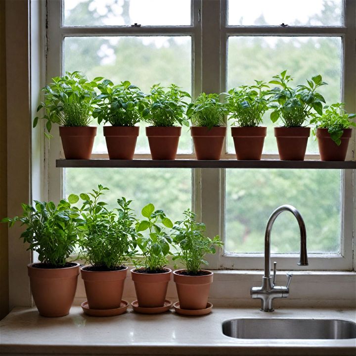 indoor herb garden for kitchen