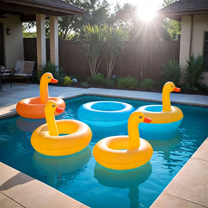 inflatable pool toys for pool party