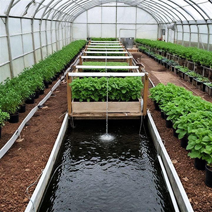 innovative aquaponic greenhouse