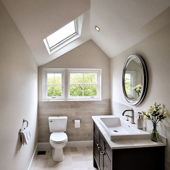 install a skylight for natural light