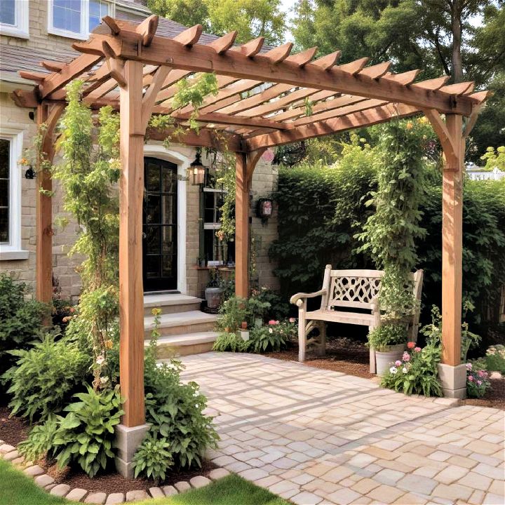 installing a pathway pergola