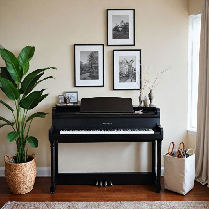instrument stand for piano room