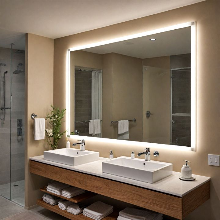 integrated lighting solutions for bathroom