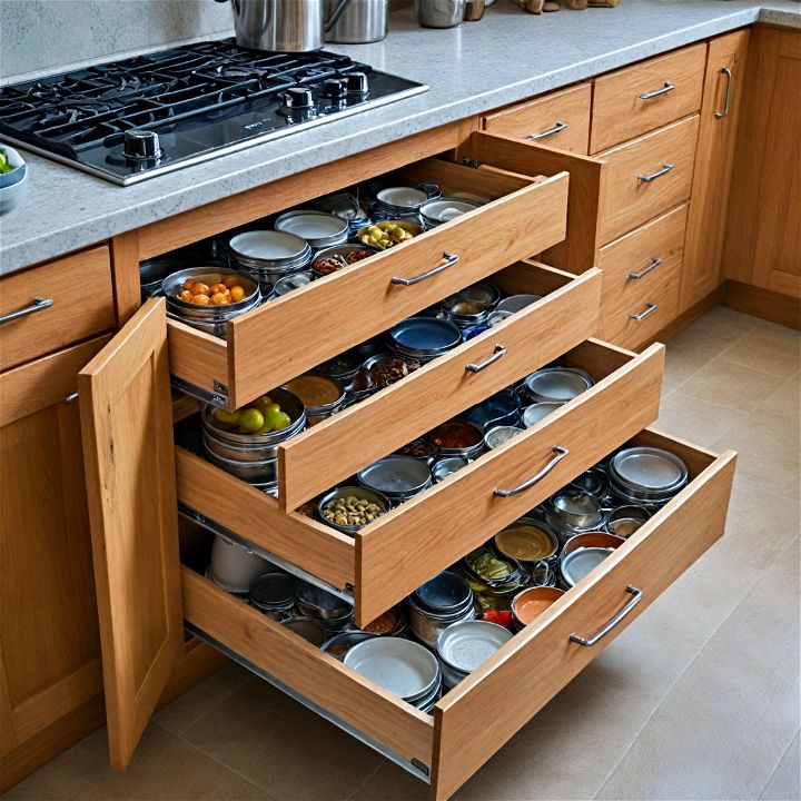integrated storage solutions minimalist kitchen