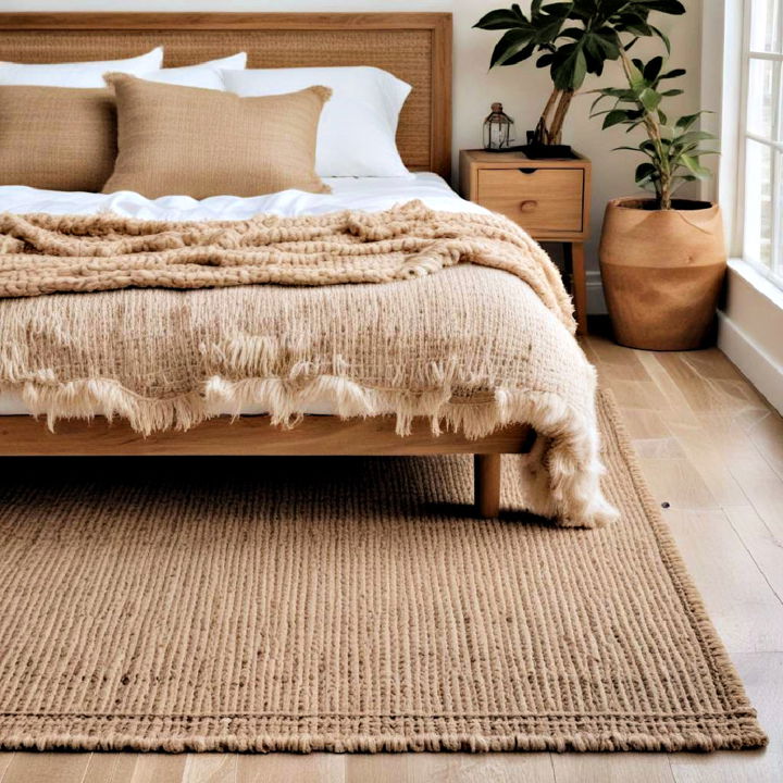 jute rug boho decor