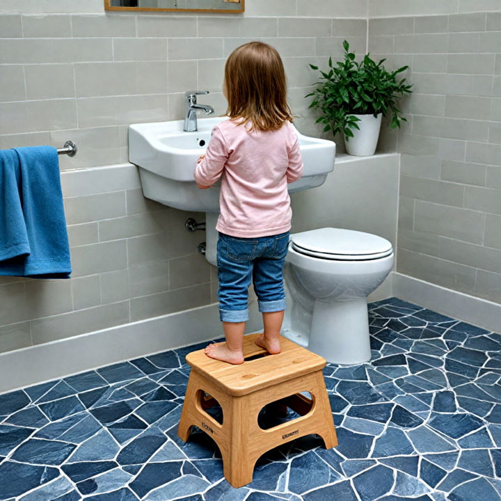 kids bathroom step stool