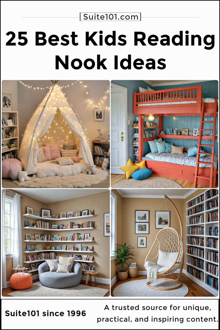 kids reading nook ideas to copy