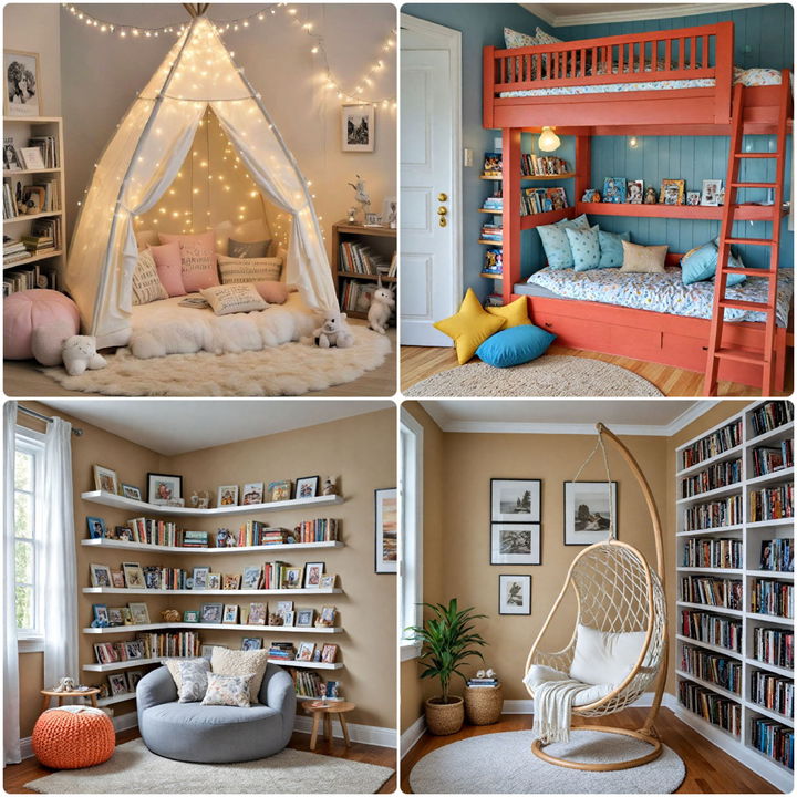 kids reading nook ideas