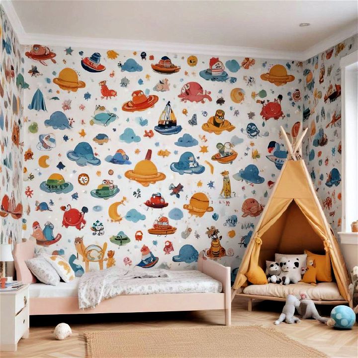 kids themed wallpaper