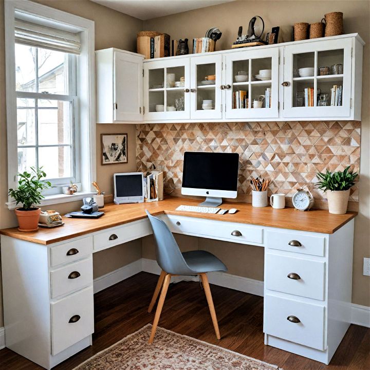 kitchen corner desk