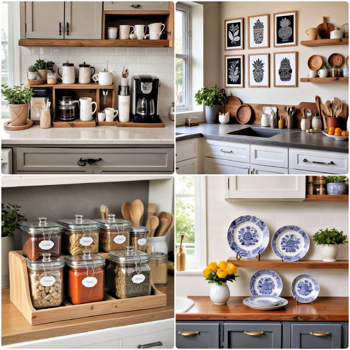 kitchen counter decor ideas