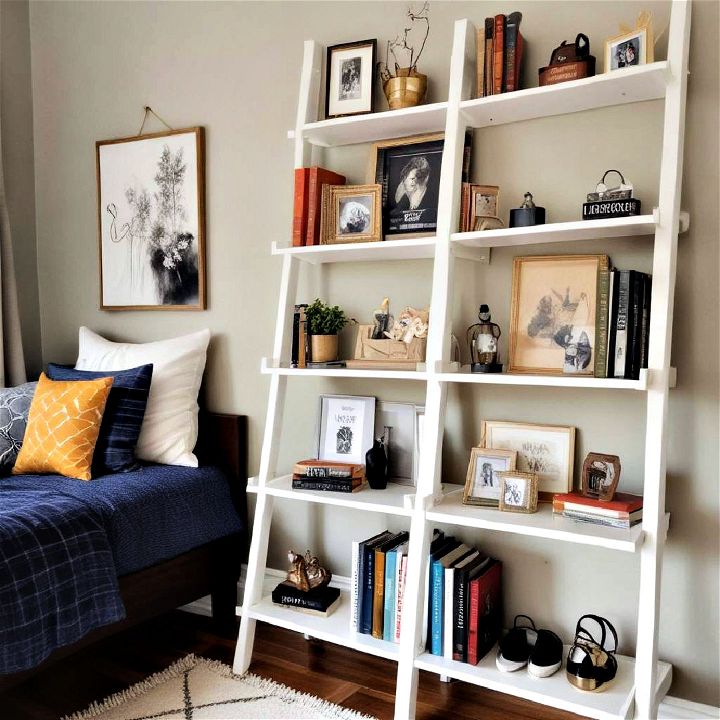 ladder bookshelves stylish storage solution