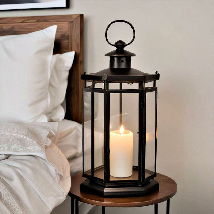 lanterns to add rustic touch