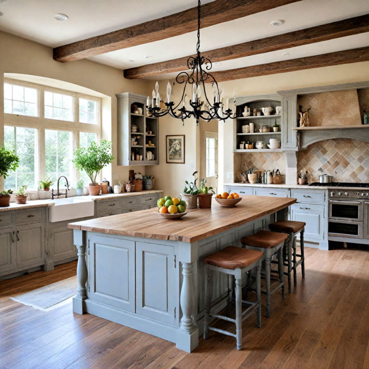 large kitchen island