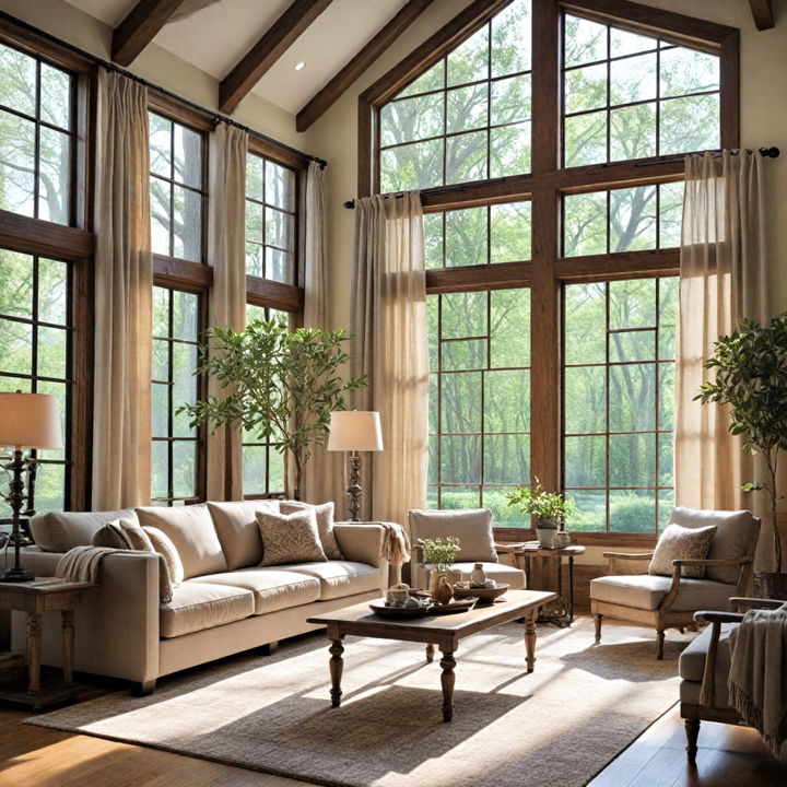 large windows to maximize natural light