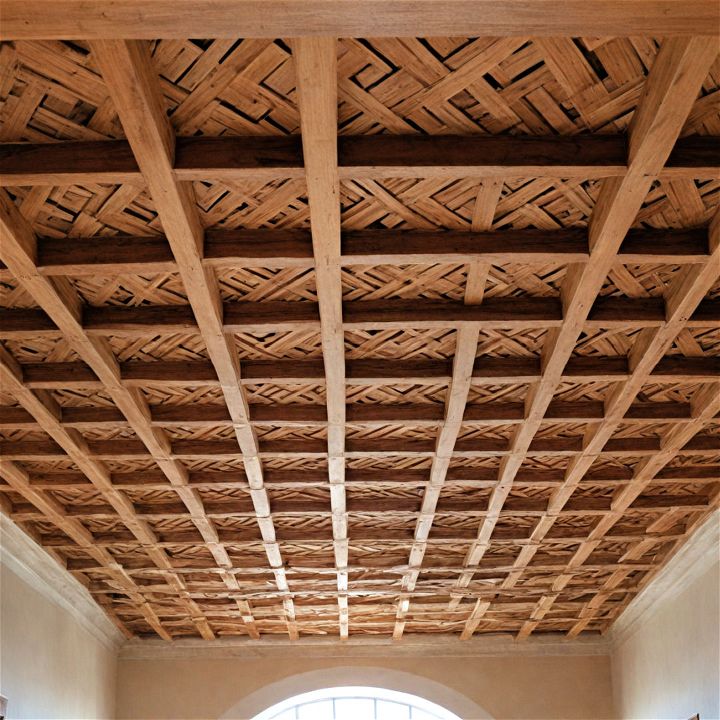 lattice ceiling for living room