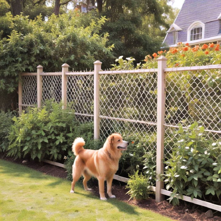 lattice fence to enhance security