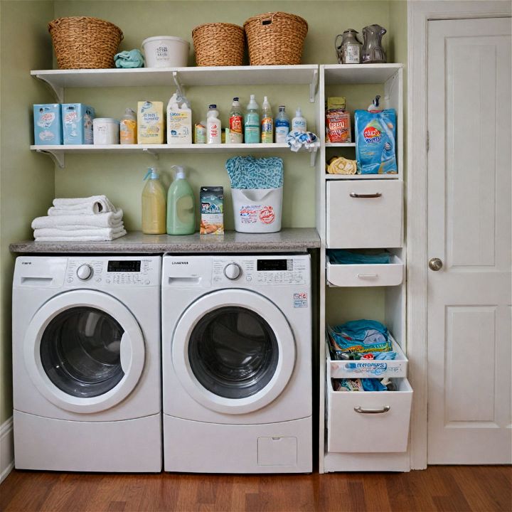 laundry detergent dispensers for garage laundry room