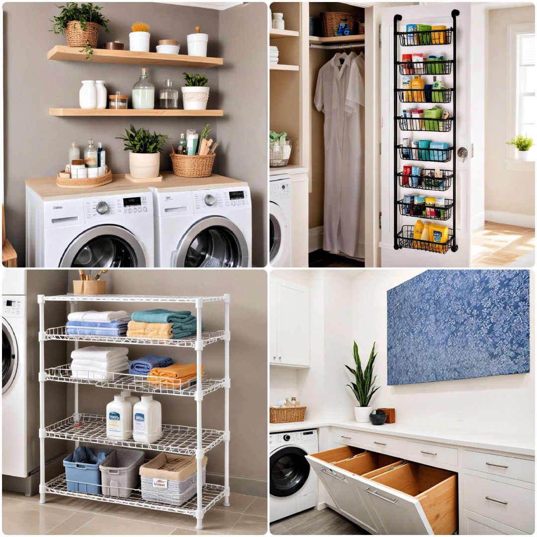 laundry room shelf ideas