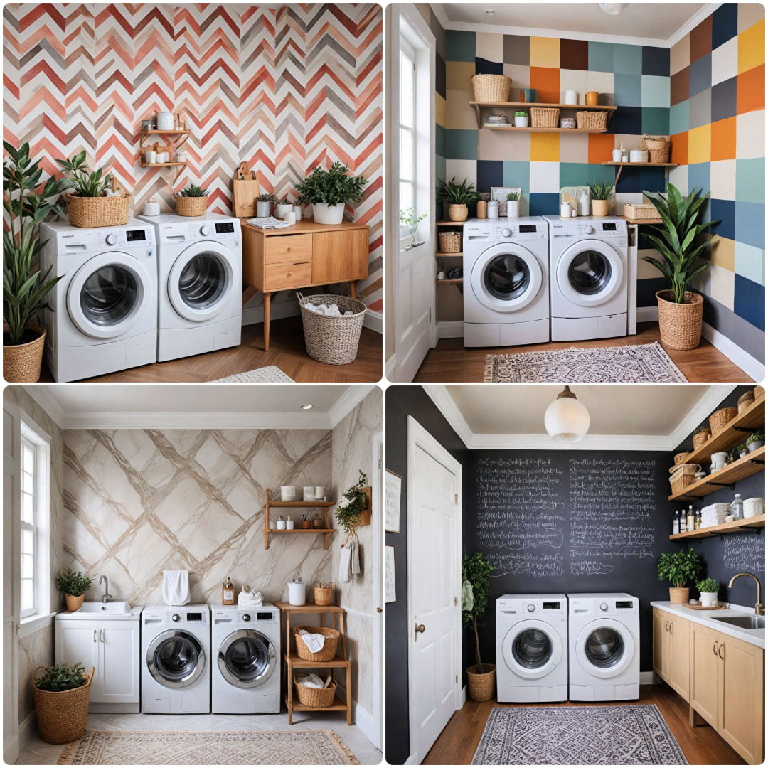 25 Laundry Room Wallpaper Ideas You Need To See