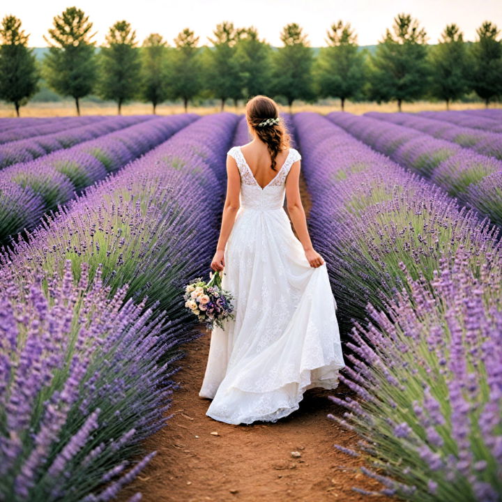 lavender field ceremony